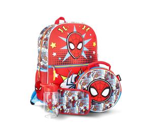 Fast Forward 5-Piece Zaino Set - Include Borsa Porta Pranzo, Bottiglia D'Acqua