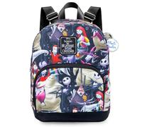 Fast Forward New York Disney Nightmare Before Christmas mini zaino da donna - borsa in tela borsa a tracolla per adulti e adolescenti - include bottiglia di plastica