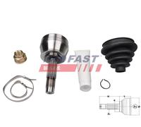 FAST FT25076K Kit giunti, Semiasse per FIAT