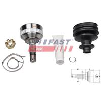 Giunto semiasse lato ruota Giunto omocinetico FT25088K FAST per CITROËN PEUGEOT