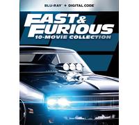 Fast & Furious 10-Movie Collection - Blu-ray + Digital (Blu-ray) Vin Diesel