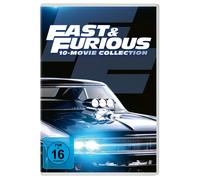 Fast & Furious - 10-Movie-Collection (DVD) Vin Diesel Paul Walker
