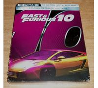 Fast & Furious 10 Steelbook 4K UHD + Blu-Ray Nuovo Sigillato A-B-C