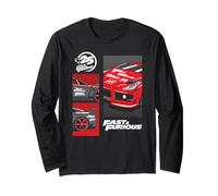 Fast & Furious 25th Anniversary Car Montage Maglia a Manica