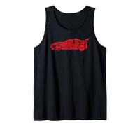 Fast & Furious 25th Anniversary Red Legacy Logo Car Canotta