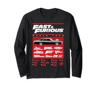 Fast & Furious 25th Anniversary World Tour Muscle Car Maglia a Manica
