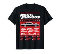 Fast & Furious 25th Anniversary World Tour Muscle Car Maglietta