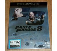 FAST FURIOUS 8 BLU-RAY 4K UHD+BLU-RAY NUOVO IMBALLATO CON SLIPCOVER AZIONE R2
