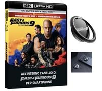FAST & FURIOUS 9 4K + BLU RAY +all'interno l'anello di fast furious per smartphone