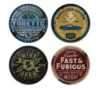 Fast & Furious Coaster 4-Pack Vintage Style