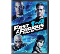 Fast & Furious Collection: 1-4 (DVD) Vin Diesel Paul Walker Lucas Black Bow Wow