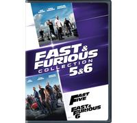 Fast & Furious Collection: 5 & 6 (DVD) Vin Diesel Paul Walker Jordana Brewster