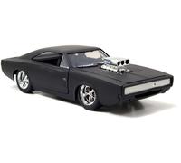 Fast & Furious di Dom Opaco Nero 1970 Dodge Caricabatterie R/T 1:24 Die Cast