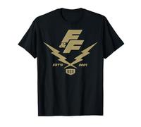 Fast & Furious EST'D 2001 Lightning Bolt Cross Logo Maglietta
