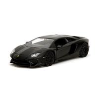 Fast & Furious JADA Toys SHAW'S LAMBORGHINI AVENTADOR modellino auto pressofuso, giocattoli per bambini e adulti, veicolo da collezione e da gioco, nero