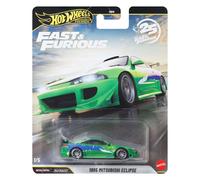 FAST FURIOUS Modello Auto MITSUBISHI ECLIPSE Hot Wheels JHW68 1:64 8cm