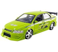 FAST FURIOUS Modello DieCast MITSUBISHI LANCER VII Verde BRIAN Scala 1/24 JADA