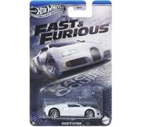Hot Wheels FAST AND FURIOUS Racing Course Auto BUGATTI VEYRON - Modellino Die Cast Scala 1:64 - lunghezza 7cm - JBY41