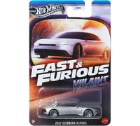 FAST FURIOUS Villains Modello Auto DELOREAN ALPHA5 1:64 8cm Hot Wheels JBY38