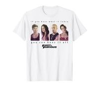 Fast & Furious You Can Have It All Group Shot Panels Maglietta