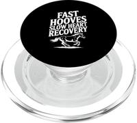 Fast Hooves Slow Heart Recovery Amante dei cavalli PopSockets PopGrip per MagSafe