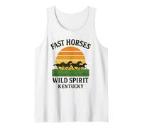 Fast Horses Kentucky - Camicia Wild Spirit Sunset Country Wester Canotta