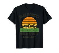 Fast Horses Kentucky - Camicia Wild Spirit Sunset Country Wester Maglietta