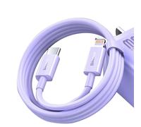 Fast iPhone Charging Cable USB-C - Lightning PD 20W 1m Purple