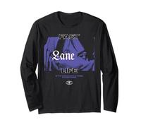 Fast Lane - Abbigliamento da Strada Y2K Maglia a Manica