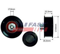 FAST Rullo Guida Per Cinghia A Fessura Ford Transit Custom Kasten