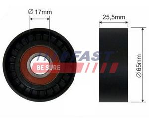 FAST Rullo Tensionatore Cinghia A V Per Ford Transit Custom Kasten Tourneo FA_ _
