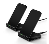 Fast S25 S24 Ultra Samsung - Stazione di ricarica wireless da 15 W, per Samsung Galaxy S25 Edge S25+ S24 Plus S23 FE S22 S21 Z Flip 6 5, iPhone 16 15 Pro, supporto per telefono Android