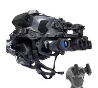 FAST SF High Cut Helmet with Tactical Headset Set, Thicken Airsoft Paintball Helmet for BBS CS Game Cosplay (B, SE)