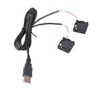 Fast Speed 10200RPM DC5V Cooling Fan With USB Cable For Computer Case Printer Small Electronics Cooling Networking Switches Heat Reduction Fan
