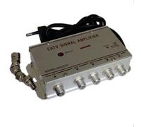 FAST WORLD SHOPPING ® Amplificatore Segnale Antenna Tv Con 4 Uscite Convertitore Digitale Terrestre Aumenta Segnale Video Audio Amplifica Segnale Televisore Ricevitore Trasmettitore Sdoppiatore