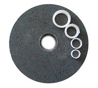 FAST WORLD SHOPPING ® Disco In Ossido Alluminio Pietra 150 Mm Per Mola Da Banco Con Grana 80 Tipo Flat