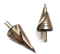 FRESA CONICA A SCALINI ALLARGAFORI 4 A 42 MM PUNTA FRESATRICE TRAPANO ACCIAIO