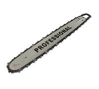 FAST WORLD SHOPPING ® Lama Barra 45Cm Per Motoseghe Scoppio 45Cc 52Cc Set Ricambio Motosega Con Catena 72 Maglie Barra Guida