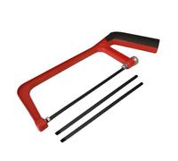 FAST WORLD SHOPPING Seghetto Manuale ad Arco con 2 Lame da 155mm, Segaccio Multiuso per Legno, Metallo, Plastica e Cartongesso con Impugnatura Ergonomica