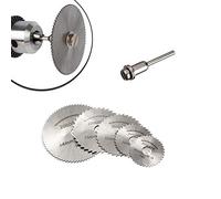 FAST WORLD SHOPPING- Set Dischi da Taglio HSS, per Mini Sega Circolare, Smerigliatrice Diritta, Dremel Accessori, Lame per Tagliare Legno, Plastica, Fibra di Vetro, Metallo Morbido, Cartongesso