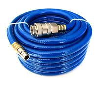 FAST WORLD SHOPPING ® Tubo Aria Compressa Prolunga In Pvc 12 Metri 300 Psi Con Attacchi Rapidi Per Compressore Utensili Pneumatici