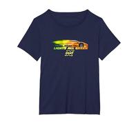 Fast X Lean Mean Lights all Green Lamborghini Gradient Maglietta, Donna Plus-Size, Navy, 6X