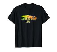 Fast X Lean Mean Lights all Green Lamborghini Gradient Maglietta, Uomo, Nero, 4XL