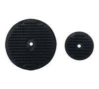FASTECH® 703-330-Bag Gancio a disco da avvitare Parte rigida Nero 4 pz.