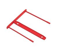 Fastener con clip di chiusura passo 80 mm Fellowes rosso conf. 100 pezzi 0089602