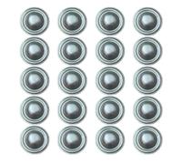 Fastener Cover Caps - 3.5×3.5cm Galvanized Steel Screw Caps, Hardware Protectors | Decorative Screw Head Covers for Furniture, Cabinet Doors, Shelving Units, Woodworking Projects, Rust Resistant Metal