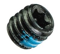 Fastener: Metric Set a vite [M4 x,7 mm x 4 mm] Flat Point, Torx, Black, Patchlock - 611056171257