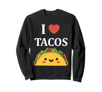 Fastfood taco Minimalist Food semplice i love Tacos Felpa