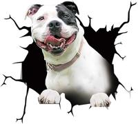 FASTLATE Adesivi per Finestre Posteriori Automatici Adesivi per Finestre Rotte 3D Electrostatic Simulation French Bulldog Auto Adesivi per Auto