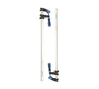 FASTORS Morsetti per legno per la lavorazione del legno, regolabili e si sganciano velocemente, apertura massima 36 pollici, profondità della gola 6,5 cm, guida in acciaio seghettato, forza di